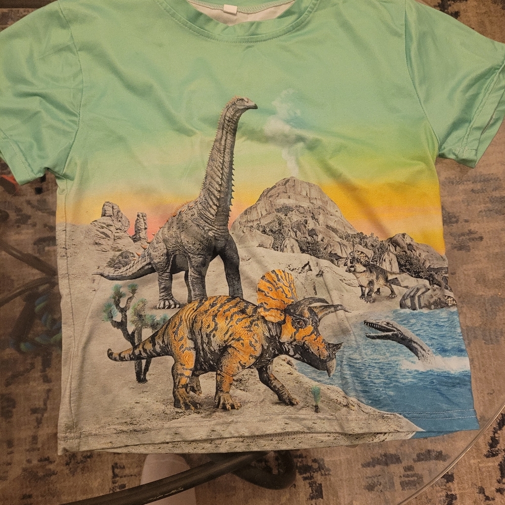 Dinosaur Adventure Kids Tee - Green